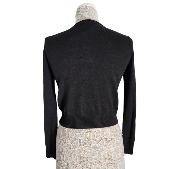 Corey Lynn Calter fun buttons, embroidery and pockets cropped cardigan size S - Picture 5 of 7